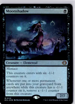 Moonshadow Lorwyn Eclipsed Foil NM M 0110 - Image 1