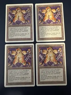 MTG - Magic The Gathering - The Rack X 4 - Revised - NP/NM! - Image 1