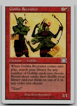 Goblin Recruiter U Classic Sixth Edition 186 NM - Image 1