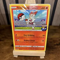 Scorbunny On The Ball 004/005 Exclusive Futsal Promo Pokemon Card New & Sealed - Image 1