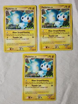 Played Pachirisu - Holo #DP04 Diamond and Pearl Promo Pokemon TCG - Image 1
