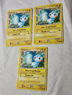 Played Pachirisu - Holo #DP04 Diamond and Pearl Promo Pokemon TCG - Image 3