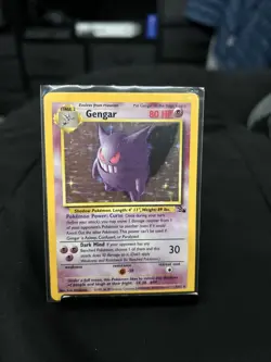 Pokemon Gengar Holo Rare 5/62 Fossil Base Set Vintage 1999 - Image 1