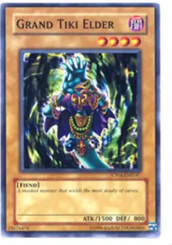 1x (LP) Grand Tiki Elder - CP04-EN014 - Common - Unlimited Edition YuGiOh - Image 1