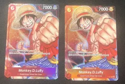 One Piece Premium Collection Bandai Games Fest 23-24 Monkey.D.Luffy P-001 X2 - Image 1
