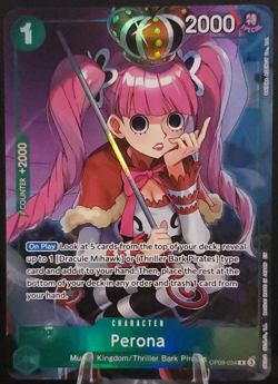 Perona OP09-034 Rare (Promo) - One Piece CCG - Illustration Box Vol.4 (NM) - Image 1