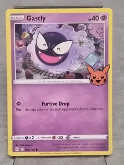 Pokemon TCG 2022 Gastly Trading Card 64/196 Trick or Treat - Image 1