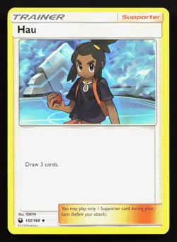Hau 132/168 Celestial Storm NM Pokemon Card TCG - Image 1