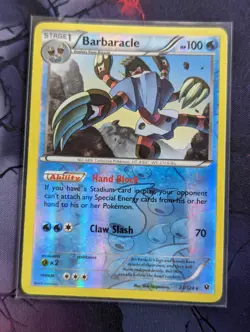 Pokemon Card Barbaracle Fates Collide - 23/124 - Rare Reverse Holo LP - Image 1