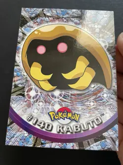 Kabuto Pokemon Topps 2000 Blue Logo Card - Image 3