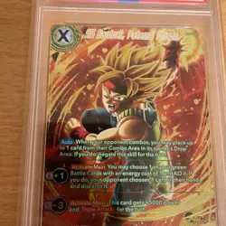 SS Bardock, Paternal Unison SPR Dragon Ball Card BT10-062 PSA 10 1st Ed DBS - Image 3