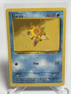 Staryu - 65/102 Base Set Unlimited Common Pokemon - NM Card - Image 2