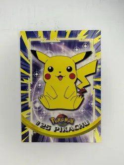 Pikachu #25 Pokemon 1999 Topps TV Series 1 2nd Print Black Logo See Pictures - Image 1
