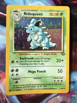 Pokemon Jungle Set Rare, Holo Nidoqueen 7/64 (English) - Image 1