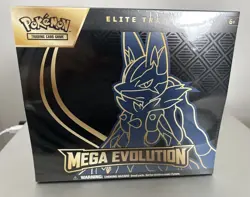 Pokemon TCG Mega Evolution Lucario Elite Trainer Box (ETB) SEALED - Image 1