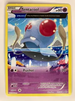 Tentacool 71/160 Uncommon Primal Clash Pokemon 2015 Non Holo - Image 1