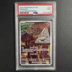 2023 POKEMON SCARLET & VIOLET #210/198 DROWZEE ILLUSTRATION RARE PSA 9 - Image 1