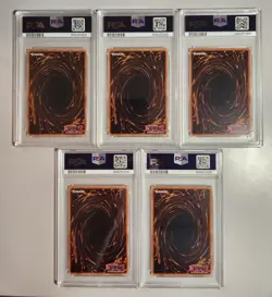 Yu-Gi-Oh! Exodia The Forbidden One Lost Art Promo SET All PSA 9 LART EN002-EN006 - Image 2