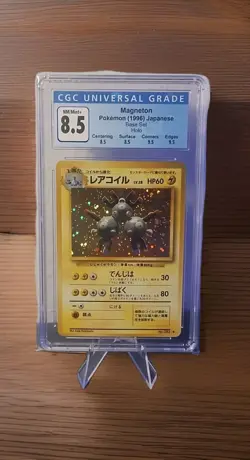 1996 Pokemon Magneton Awakening Legends Holo CGC 8.5 Japanese Card - Image 1