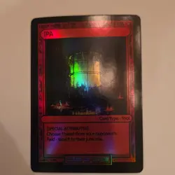 Court of Chaos Divorced Dads IPA Tool Card Holo English Card Stock - Image 1
