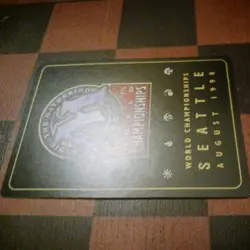 Mtg Cursed Scroll LP/NM - Ben Rubin - 1998 ~ World Championship Magic Card - Image 5