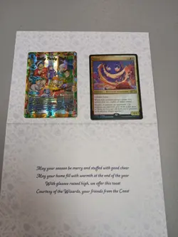 MTG Cheer Magic the Gathering 2025 Holiday Store Exclusive Promo Card - Image 1