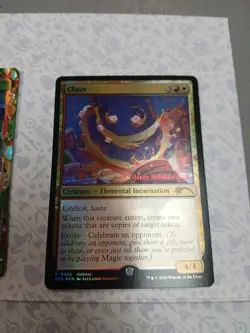 MTG Cheer Magic the Gathering 2025 Holiday Store Exclusive Promo Card - Image 2