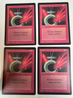 Magic the Gathering MTG Shatter Beta NM Playset (4) (Beta Bob) - Image 1