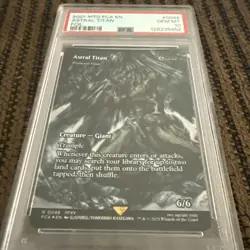 2025 MTG FINAL FANTASY: THROUGH THE AGES FOIL #0048 ASTRAL TITAN PSA 10 - Image 1