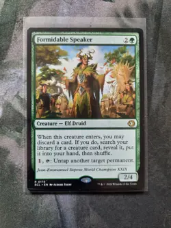 Magic the Gathering MTG - 1 x Formidable Speaker - Lorwyn Eclipsed - NM - Image 1