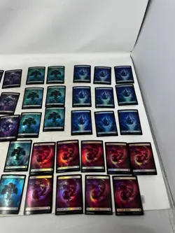 MtG Theros Beyond Death Foil Full Art Land 9 Full Sets NM - Image 3