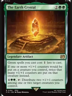 MTG ~ The Earth Crystal ~ Final Fantasy ~ Near Mint ~ Rare - Image 1