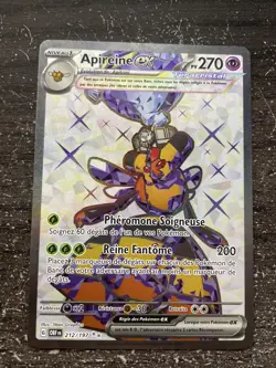 APIREINE EX FULL ART - POKEMON 212/197 EV03 FLAMMES OBSIDIENNES NEUF FR - Image 1