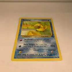 Psyduck 53/62 | Base Set Fossil | Non Holo Pokemon Card LP - Image 3
