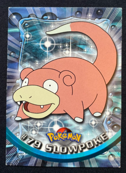 2000 Topps Pokemon Card #79 Slowpoke Blue Logo LP - Image 1