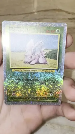 POKEMON TCG LEGENDARY COLLECTION NIDORAN #83/110 REVERSE HOLO FOIL VINTAGE - Image 2