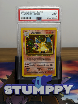 PSA 9 CHARIZARD 4/102 | Base Set Holo WOTC Graded Pokemon Card - Image 1