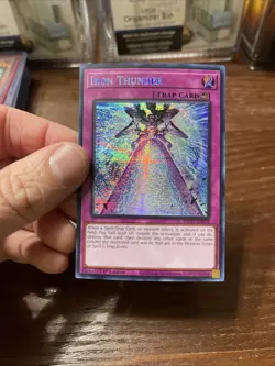 Yu-Gi-Oh Iron Thunder Prismatic Secret Rare PSR MP25-EN058 Mega-Pack 1st Edition - Image 2
