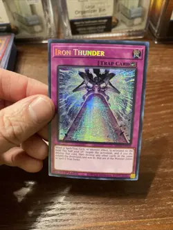 Yu-Gi-Oh Iron Thunder Prismatic Secret Rare PSR MP25-EN058 Mega-Pack 1st Edition - Image 3