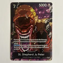 One Piece TCG St. Shepherd Ju Peter Alt Art OP13-084 English Alternate NM Single - Image 1