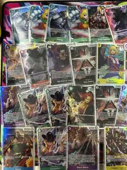 One Piece English Card Lot SR NM 42 Cards Lot From OP13 + PRB02 - Image 2