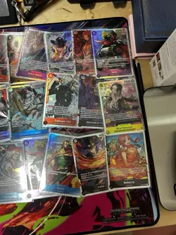 One Piece English Card Lot SR NM 42 Cards Lot From OP13 + PRB02 - Image 5