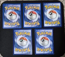 Lot of -4 Pikachu - 1 Pichu Pokemon Cards - Delta- Legendary- SV- Sun&Moon- McD - Image 3
