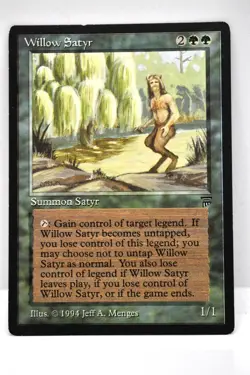 MTG, WILLOW SATYR, LEGENDS, NM, LIGHTLY PLAYED - Image 1