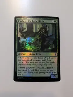 MTG - Circle of the Land Druid (Foil)- Baldur's Gate NM/M Condition - Image 1