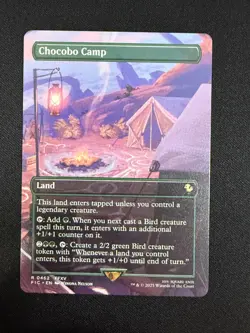 Chocobo Camp (BORDERLESS) - Final Fantasy (MTG) NM - Image 1