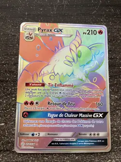 PYRAX GX RAINBOW - POKEMON 252/236 SL12 ECLIPSE COSMIQUE NEUF FR - Image 1