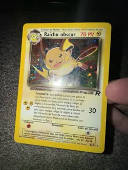 RAICHU OBSCUR HOLO - POKEMON 83/82 TEAM ROCKET EDITION 2 FR - Image 3