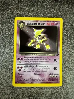 ALAKAZAM OBSCUR HOLO - POKEMON 1/82 TEAM ROCKET EDITION 2 FR - Image 1