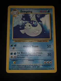 DEWGONG UNCO - POKEMON 25/102 BASE SET UNLIMITED NEAR MINT US VERSION - Image 1